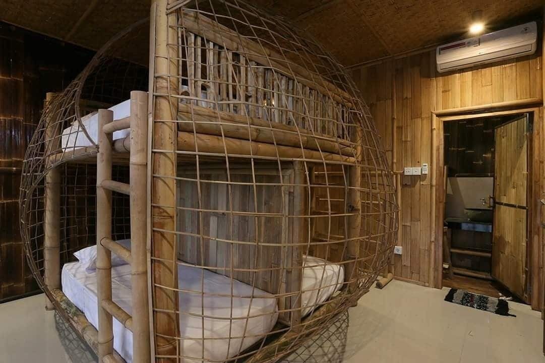 Luxury Bamboo Hostel Lodtunduh Eksteriør billede